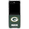 NFL Green Bay Packers Distressed Galaxy Z Flip5 5G Clear Case