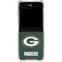 NFL Green Bay Packers Distressed Galaxy Z Flip5 5G Clear Case