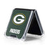 NFL Green Bay Packers Distressed Galaxy Z Flip5 5G Clear Case