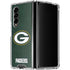 NFL Green Bay Packers Distressed Galaxy Z Fold4 5G Clear Case