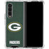 NFL Green Bay Packers Distressed Galaxy Z Fold4 5G Clear Case
