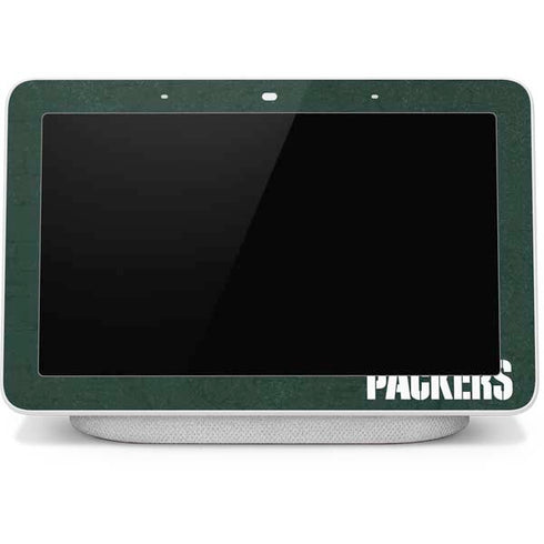 NFL Green Bay Packers Distressed Google Home Hub Skin
