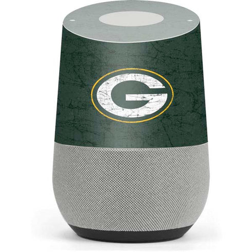 NFL Green Bay Packers Distressed Google Home Skin