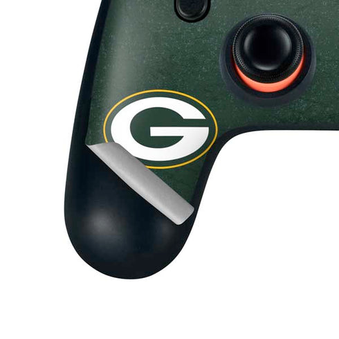 NFL Green Bay Packers Distressed Google Stadia Controller Skin