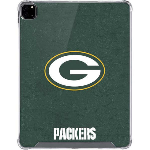 NFL Green Bay Packers Distressed iPad Pro 12.9in (2020) Clear Case