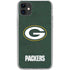 NFL Green Bay Packers Distressed iPhone 11 Clear Case