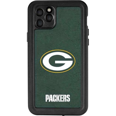 NFL Green Bay Packers Distressed iPhone 11 Pro Max Waterproof Case