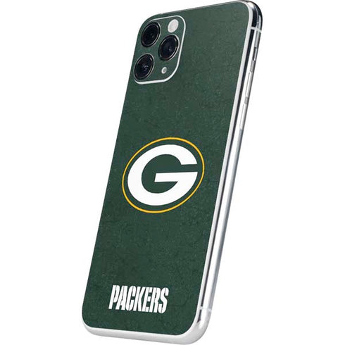 NFL Green Bay Packers Distressed iPhone 11 Pro Skin