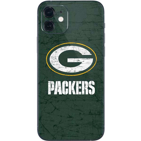 NFL Green Bay Packers Distressed iPhone 12 Mini Skin