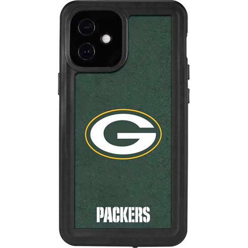 NFL Green Bay Packers Distressed iPhone 12 Mini Waterproof Case