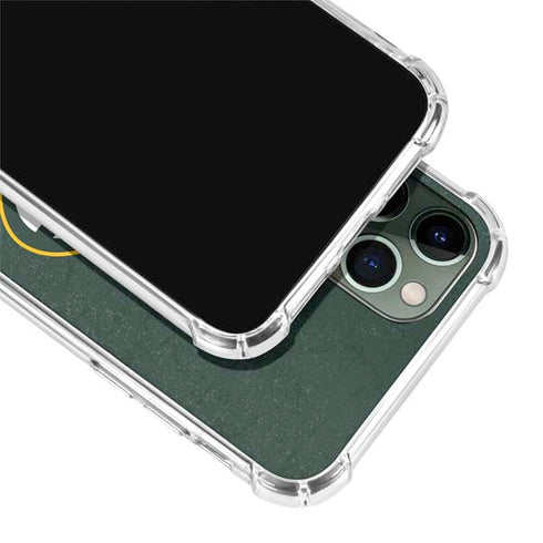 NFL Green Bay Packers Distressed iPhone 12 Pro Max Clear Case