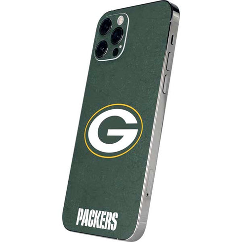 NFL Green Bay Packers Distressed iPhone 12 Pro Max Skin