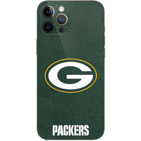 NFL Green Bay Packers Distressed iPhone 12 Pro Max Skin