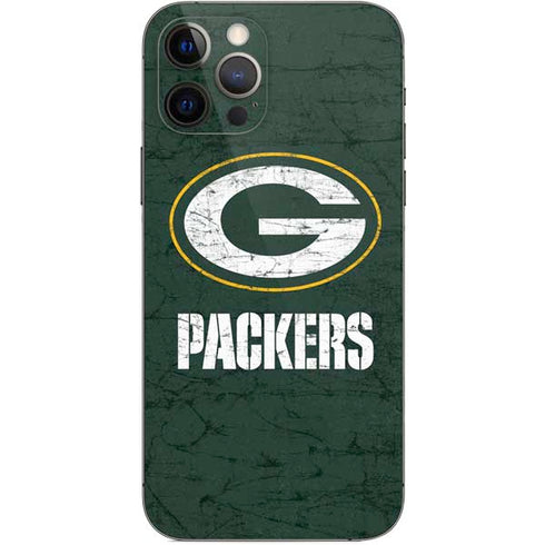 NFL Green Bay Packers Distressed iPhone 12 Pro Skin