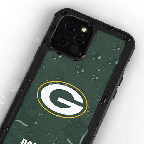 NFL Green Bay Packers Distressed iPhone 12 Pro Waterproof Case
