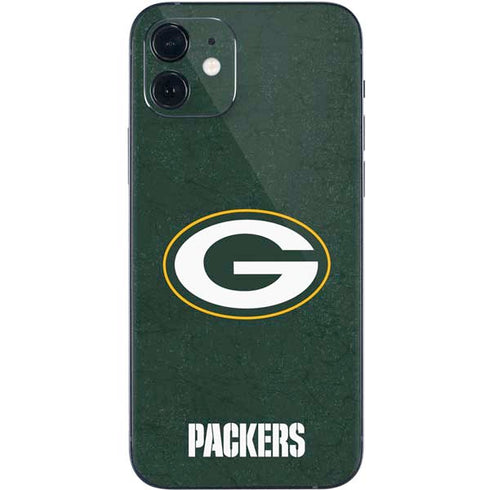 NFL Green Bay Packers Distressed iPhone 12 Skin