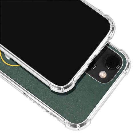 NFL Green Bay Packers Distressed iPhone 13 Clear Case
