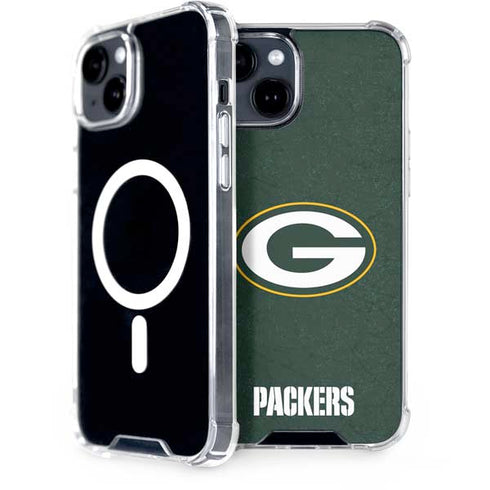 NFL Green Bay Packers Distressed iPhone 13 MagSafe Case