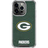 NFL Green Bay Packers Distressed iPhone 13 Pro Clear Case