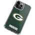 NFL Green Bay Packers Distressed iPhone 13 Pro Clear Case
