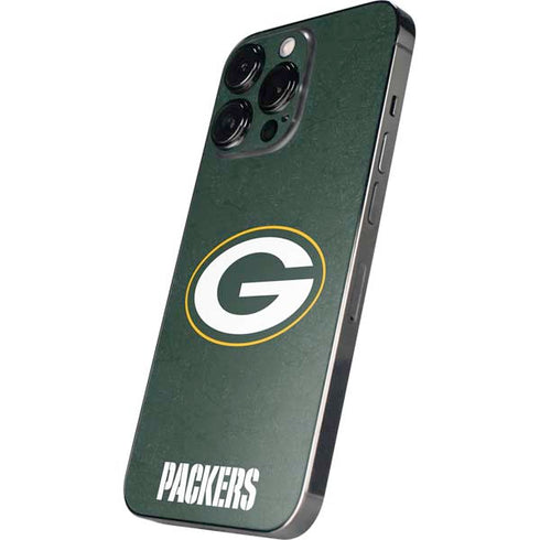 NFL Green Bay Packers Distressed iPhone 13 Pro Max Skin