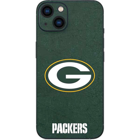 NFL Green Bay Packers Distressed iPhone 13 Skin