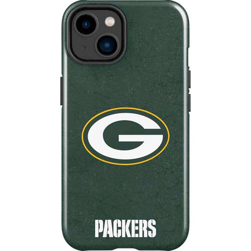 NFL Green Bay Packers Distressed iPhone 15 Plus Impact Case