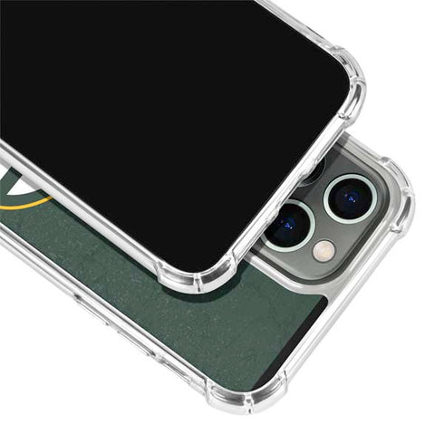 NFL Green Bay Packers Distressed iPhone 15 Pro Clear Case