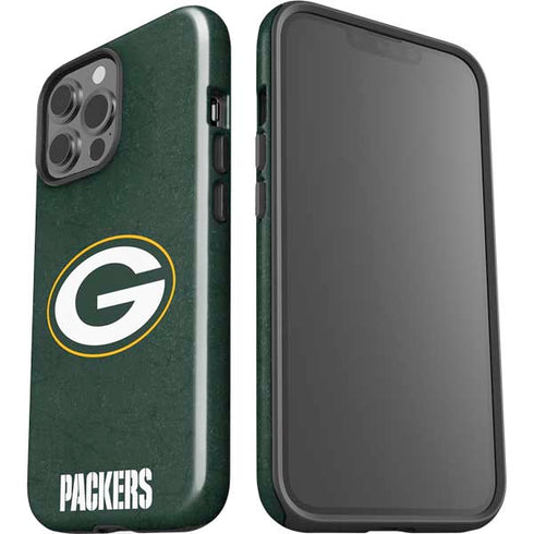 NFL Green Bay Packers Distressed iPhone 15 Pro Max Impact Case