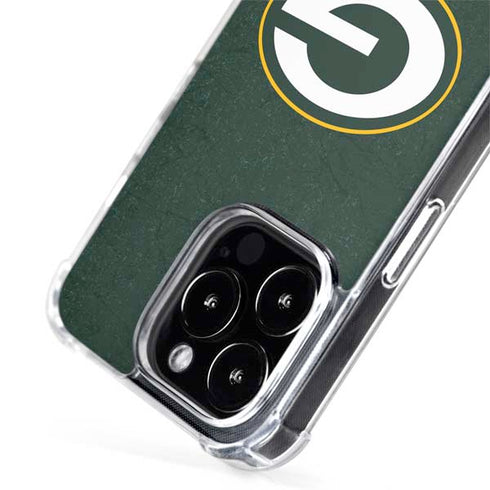 NFL Green Bay Packers Distressed iPhone 15 Pro Max MagSafe Case
