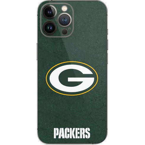 NFL Green Bay Packers Distressed iPhone 14 Pro Max Skin