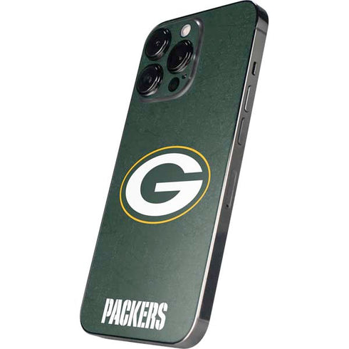 NFL Green Bay Packers Distressed iPhone 14 Pro Max Skin