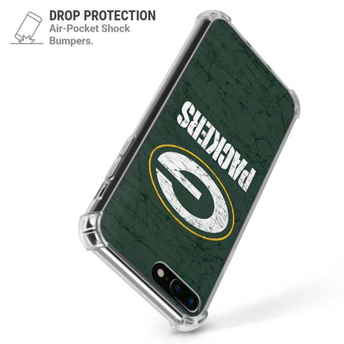 NFL Green Bay Packers Distressed iPhone 7/8 Plus Clear Case