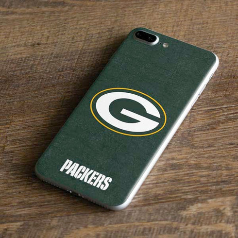 NFL Green Bay Packers Distressed iPhone 8 Plus Skin
