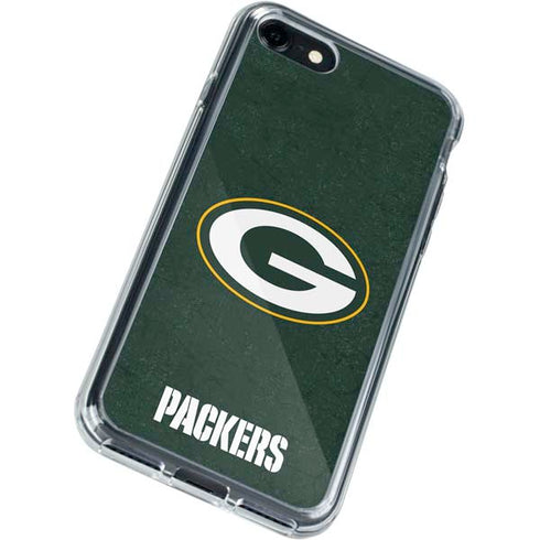 NFL Green Bay Packers Distressed iPhone SE (2nd & 3rd Gen) Clear Case