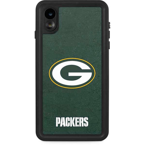NFL Green Bay Packers Distressed iPhone XR Waterproof Case