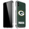 NFL Green Bay Packers Distressed iPhone XS Max Clear Case