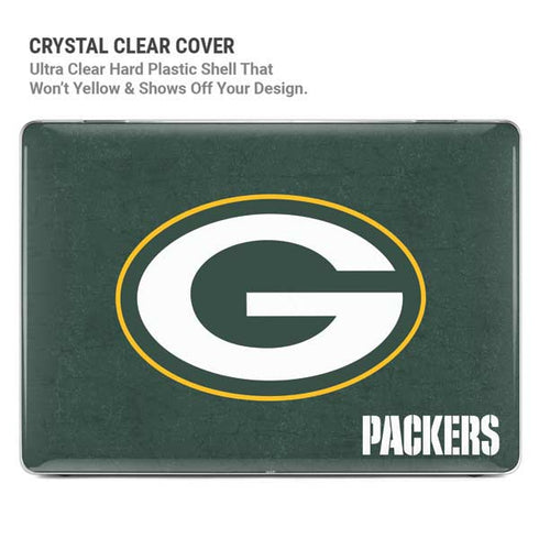 NFL Green Bay Packers Distressed MacBook Pro 16in (2021-25) Case plus Skin