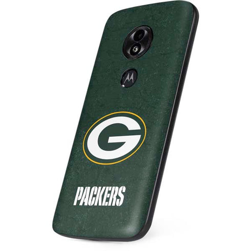 NFL Green Bay Packers Distressed Moto E5 Play Skin