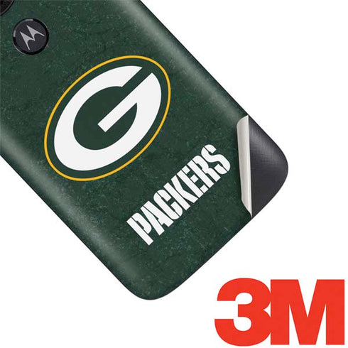 NFL Green Bay Packers Distressed Moto E5 Play Skin