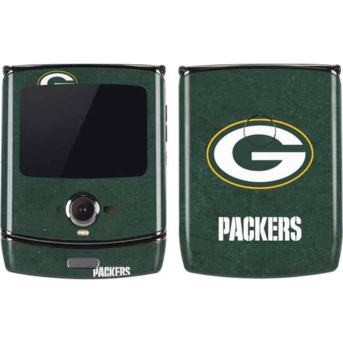 NFL Green Bay Packers Distressed Motorola RAZR Skin
