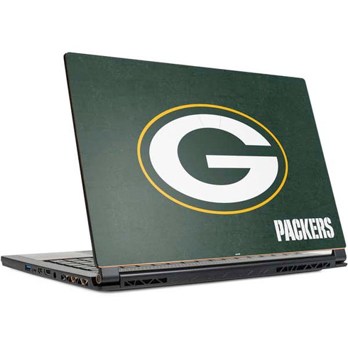 NFL Green Bay Packers Distressed MSI GS65 Stealth Laptop Skin