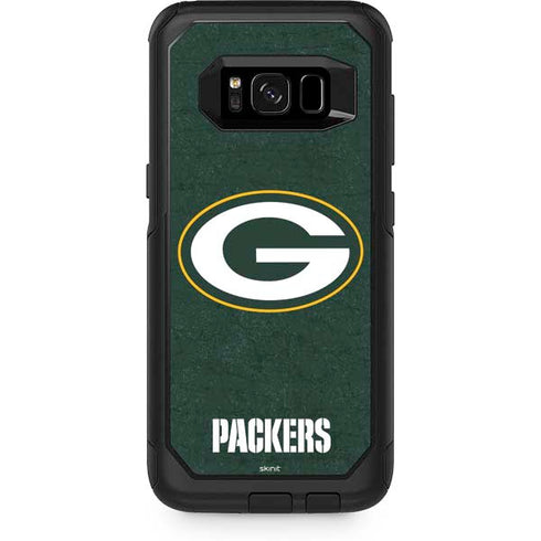 NFL Green Bay Packers Distressed Otterbox Commuter Galaxy Skin