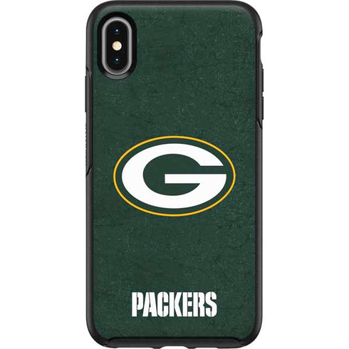 NFL Green Bay Packers Distressed Otterbox Symmetry iPhone Skin