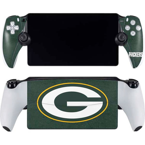 NFL Green Bay Packers Distressed PlayStation Portal Remote Player Skin