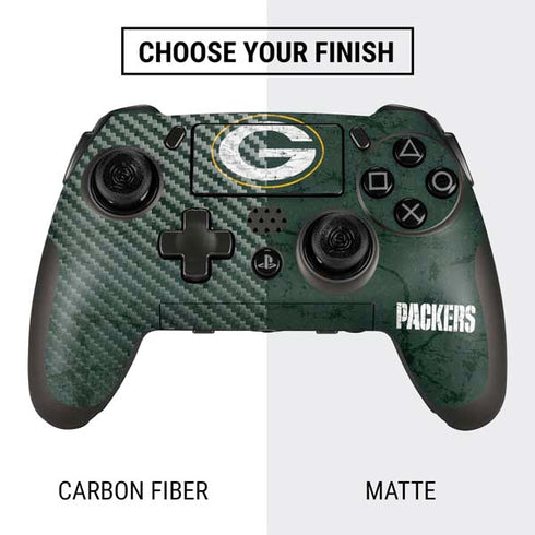 NFL Green Bay Packers Distressed PlayStation Scuf Vantage 2 Controller Skin
