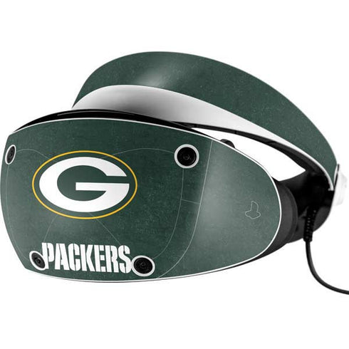NFL Green Bay Packers Distressed PlayStation VR2 Skin