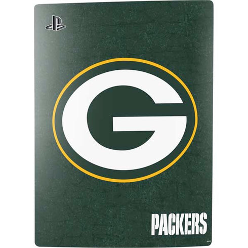 NFL Green Bay Packers Distressed PS5 Console Skin