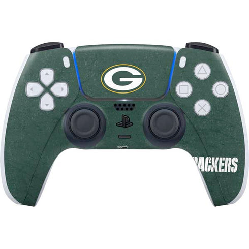 NFL Green Bay Packers Distressed PS5 Controller Skin