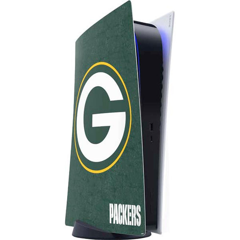 NFL Green Bay Packers Distressed PS5 Digital Edition Console Skin